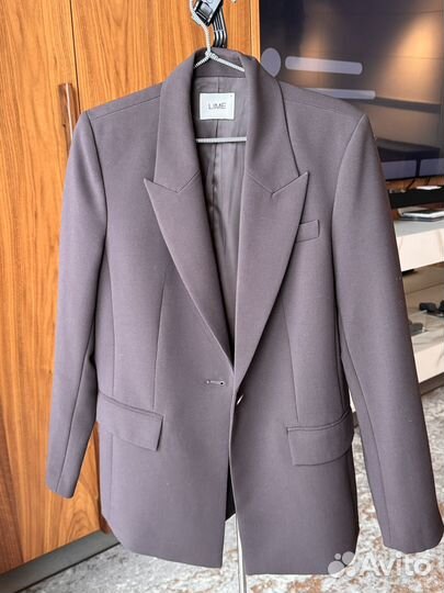 Пиджак lime коричневый s