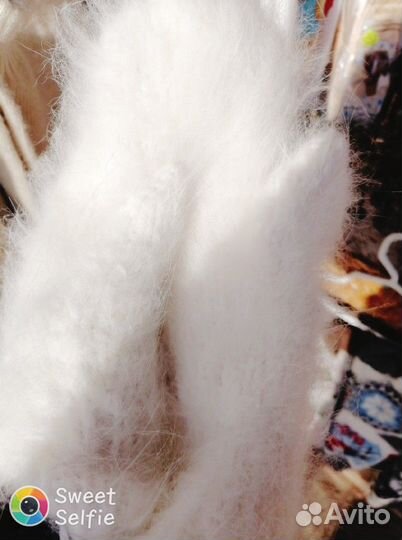 Варежки из кролика