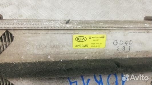 Радиатор интеркулера KIA sportage 3 (1OK14KC01)