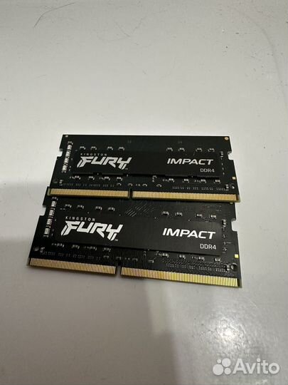 Оперативная память ddr4 32Gb 3200 Kingston fury