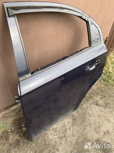 Дверь задняя левая chevrolet aveo t250