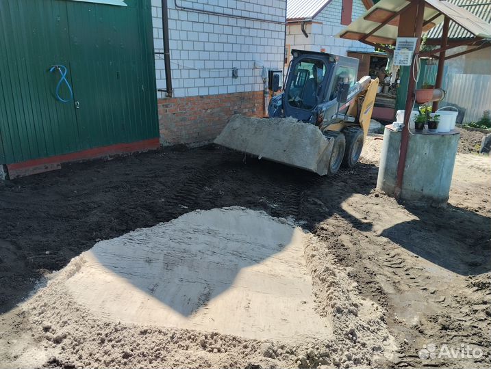 Услуги минипогрузчика