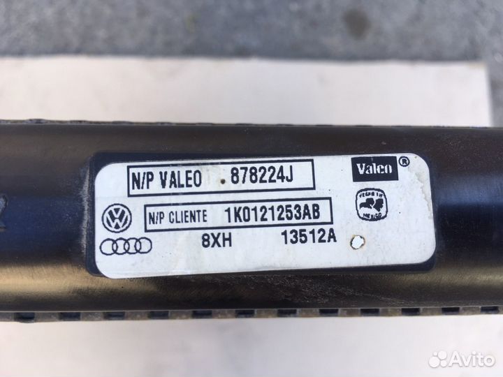 Радиаторы охлаждения Volkswagen Jetta 6. 2012год