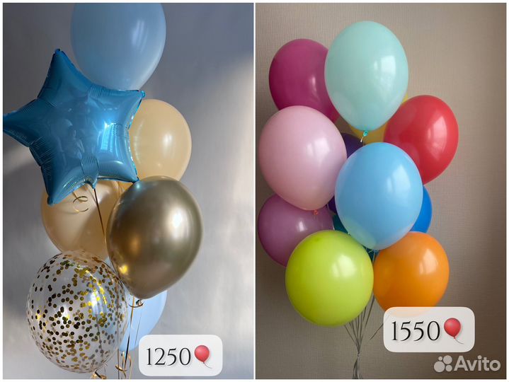 Фонтаны из воздушных шаров