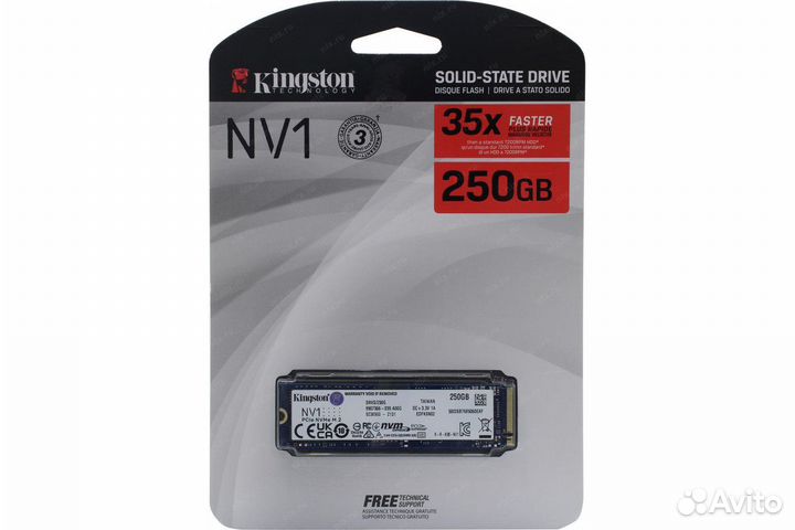 Ssd kingston m2 nvme 250