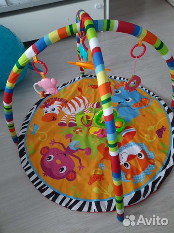 Развивающий коврик и грызунки