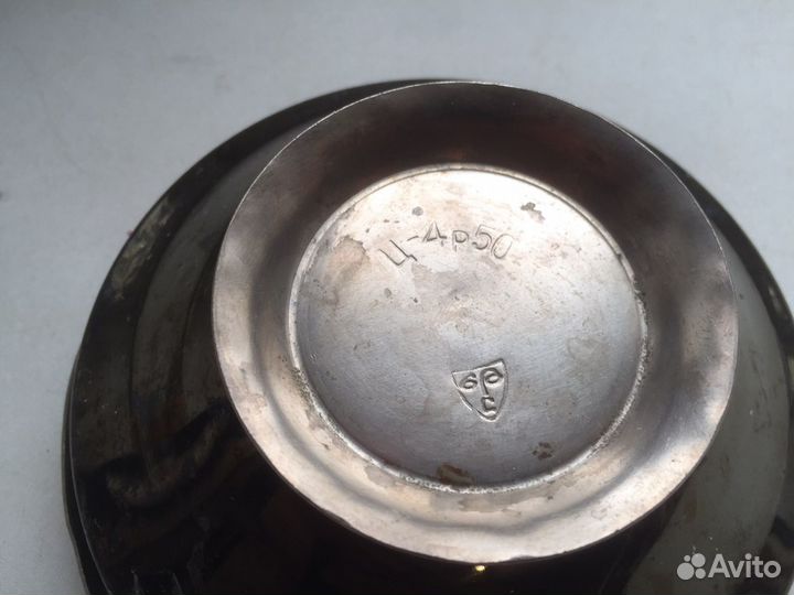 Конфетница СССР ретро с ручкой