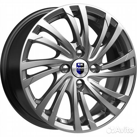 R15 4x100 6J ET45 D67,1 К&К Мейола (кс643) Дарк пл