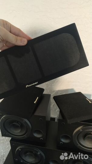 Акустика pioneer 5.1 мощный сабвуфер