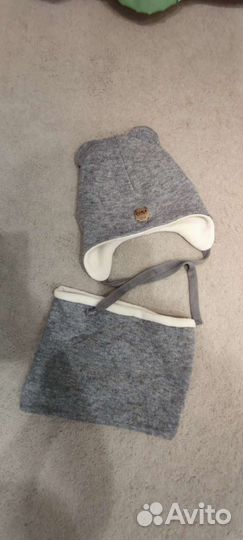 Комплект шапка и снуд