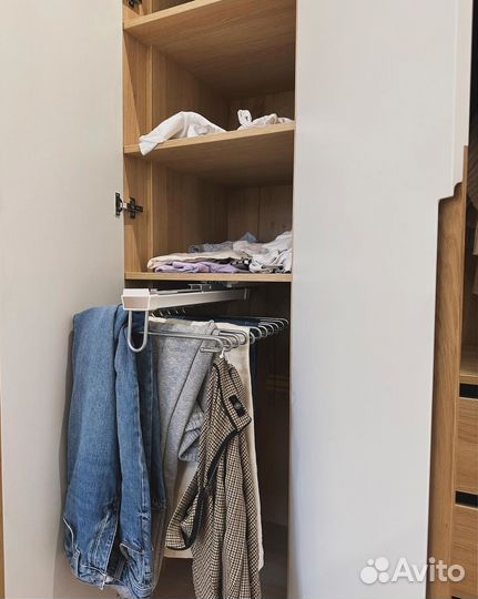 Шкаф распашной с фрезерованными фасадами