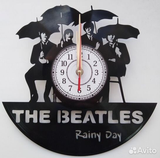 Часы из виниловой пластинки