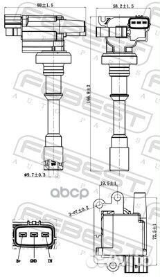 Катушка зажигания 04640001 Febest