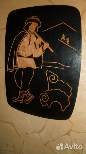 Картины СССР на дереве