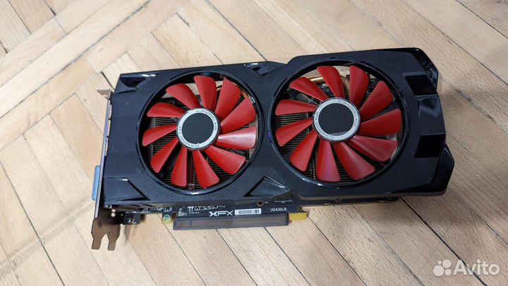 Видеокарта RX 580 8gb, охлаждение XFX