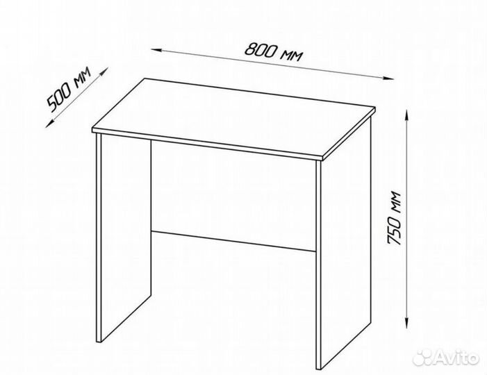 Стол письменный IKEA кастор