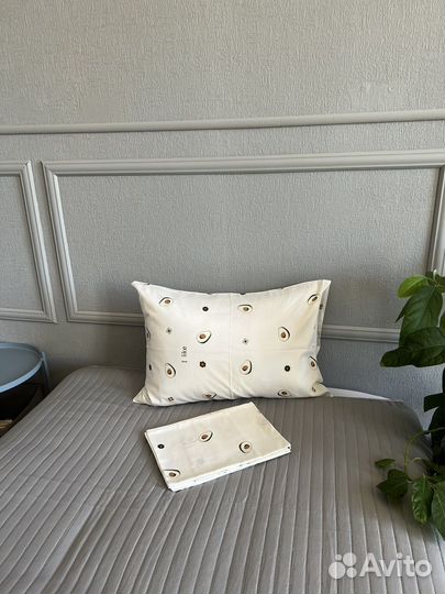 Наволочки из сатина авокадо 50/70