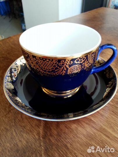 Чайная пара кобальт лфз