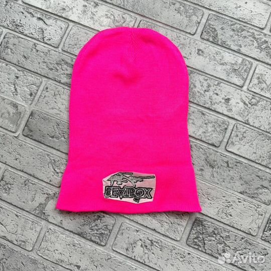 Шапка BeatBox Pink Hat With Musical Inscription