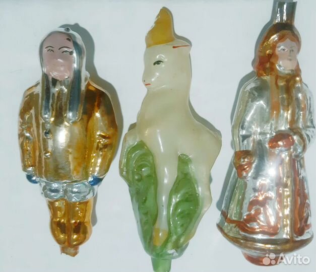 Елочные игрушки на прищепке