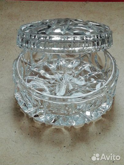 Шкатулка хрусталь СССР