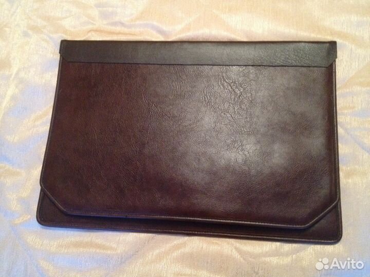 Письменный набор 2 предмета, б/у, коричневый