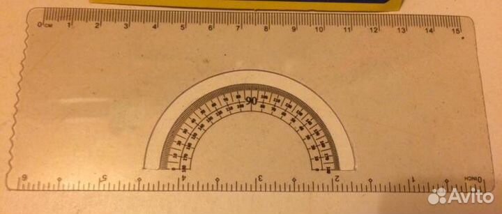 Линейка-транспортир