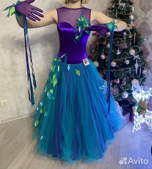 Платье для бальных танцев стандарт