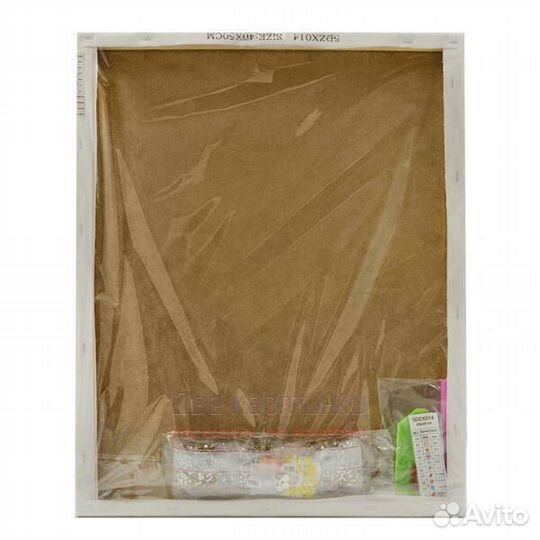 Алмазная мозаика 40x50 Зебры у водопоя в Африке