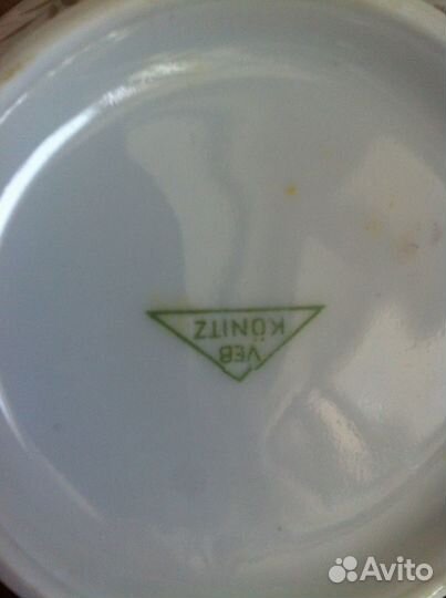 Немецкая детская тарелочка И немецкая сахарница