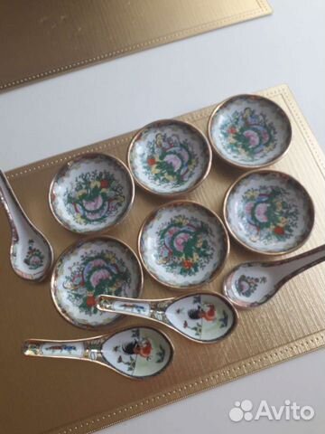 Миниатюрные пиалки Китай, ручной росписи