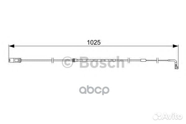 Датчик износа торм.колод. 1987473026 Bosch