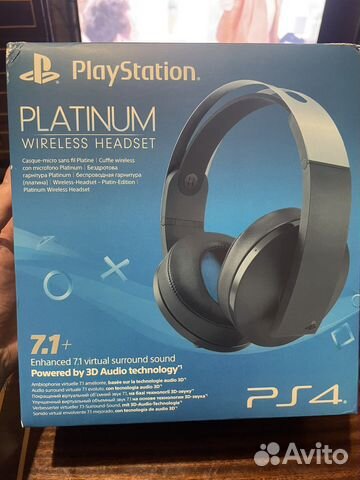 Наушники ps4 platinum