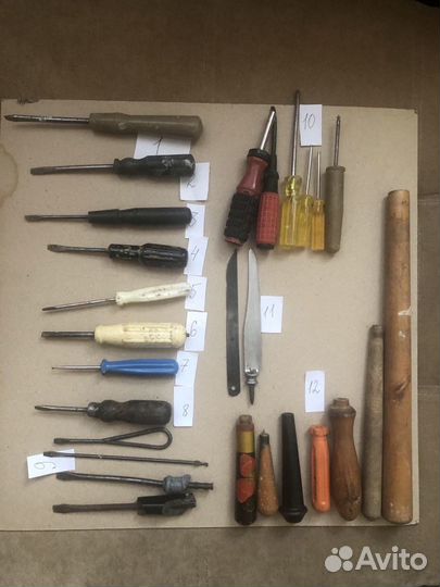 Набор инструментов прошлого века