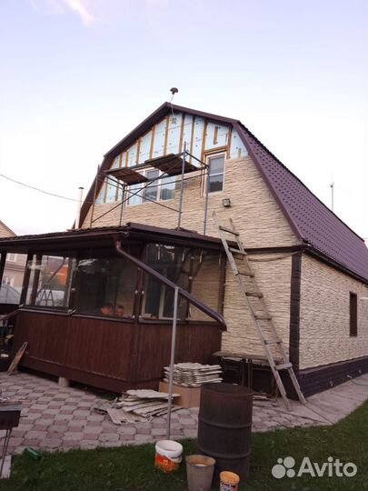 Монтаж кровли и сайдинга