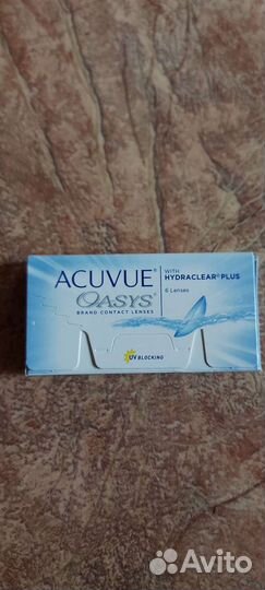 Линзы acuvue oasys +1,5 BC 8,8 +2,75 BC 8,8
