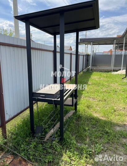 Беседка с мангалом