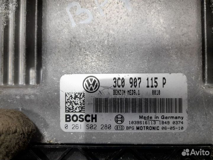 Блок управления двигателя Passat B6 V-2.0 BPY