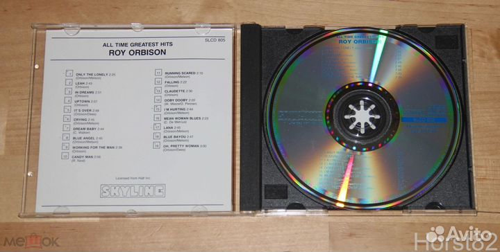 Roy Orbison - All Time Greatest Hits (CD, 1986)