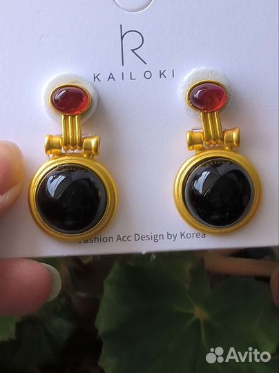 Серьги винтажные