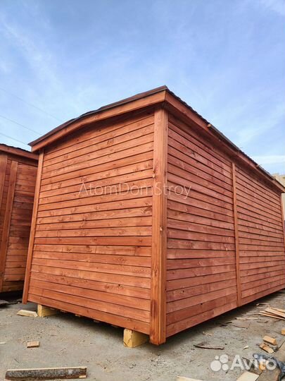 Бытовка деревянная утепленная с электрикой