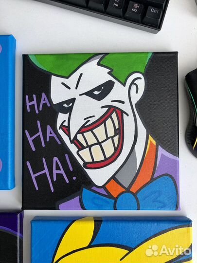 Картина 20х20 Арт Комиксы