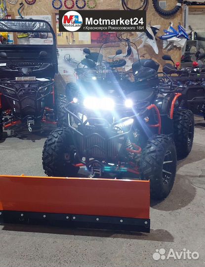 Квадроцикл Zongshen 300 4WD Лебедка, мех кпп