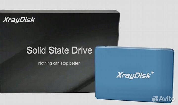 Ssd диск SATA 2.5 1tb xraydisk голубой