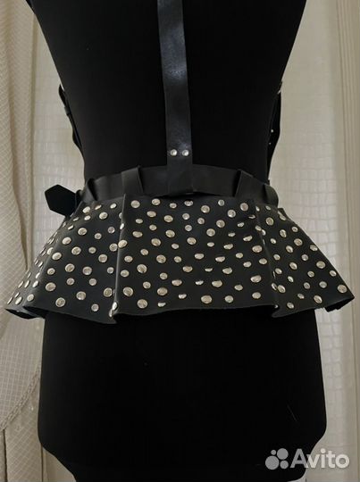 Портупея с Баской из натуральной кожи