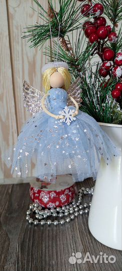 Новогодние игрушки Рождественский Ангел