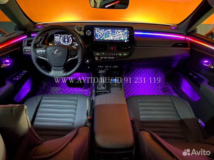 Подсветка салона Lexus ES 2018-2022