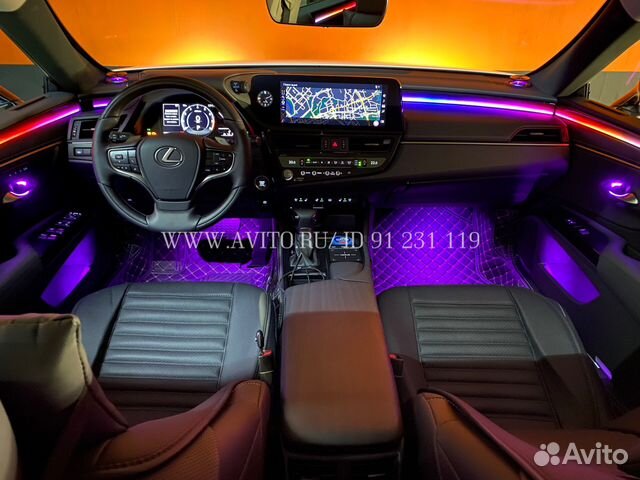 Подсветка салона Lexus ES 2018-2022