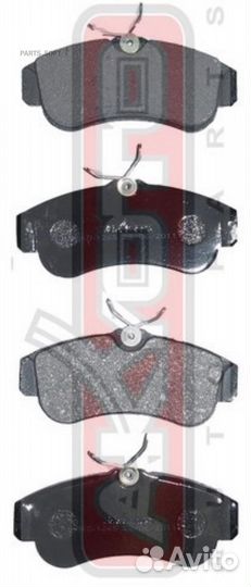 Akyoto AKD-1265 Колодки тормозные дисковые передни