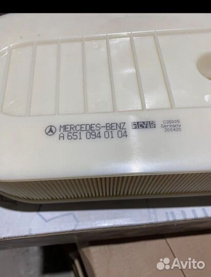 Воздушный фильтр mercedes-benz (A6510940104)